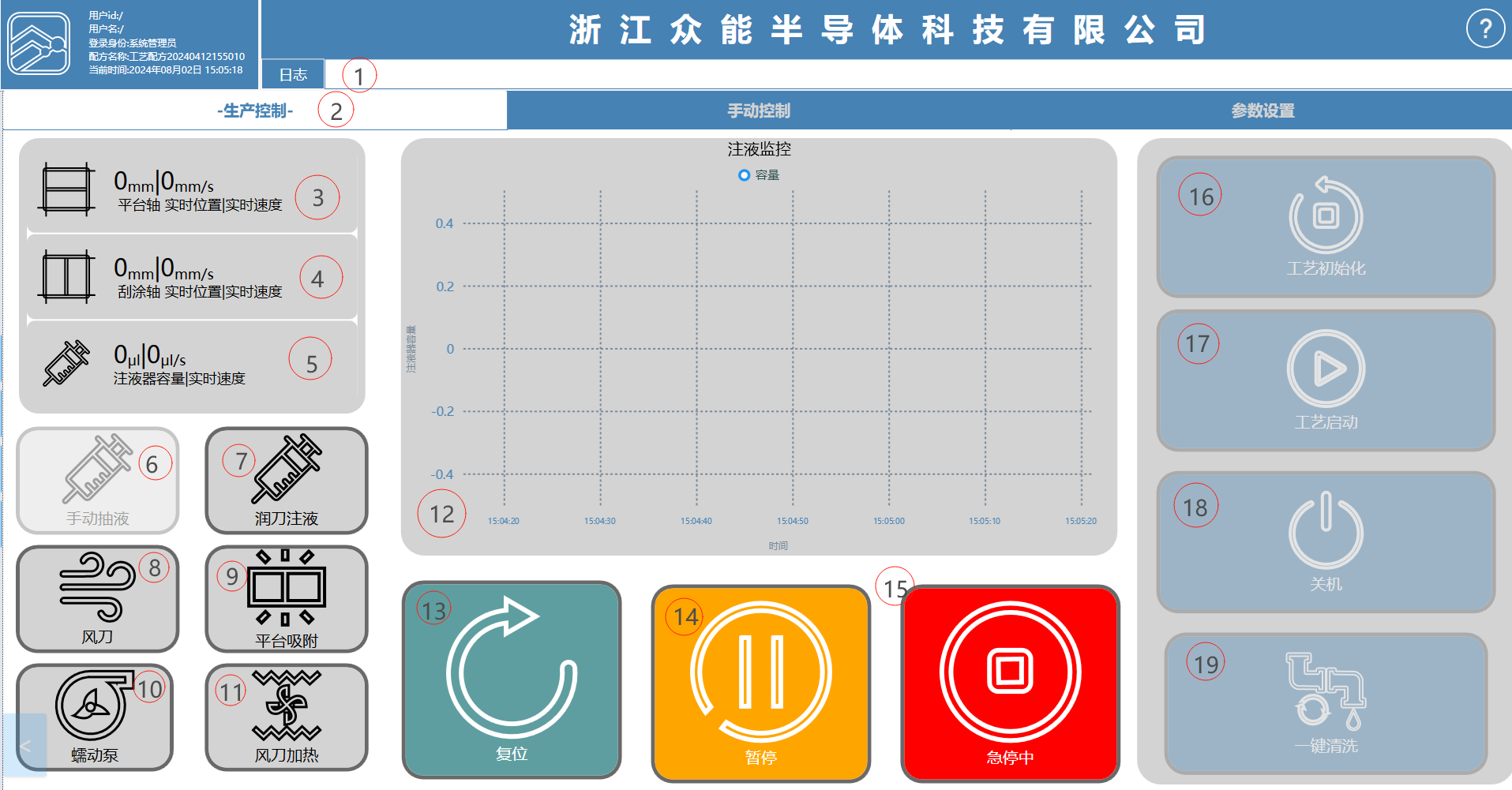 了解如何上手操作狭缝涂布上位机软件. /xxgftb/shouye.png
